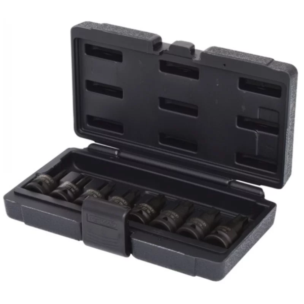 Jeu de douilles à chocs 1/2" TORX KS TOOLS