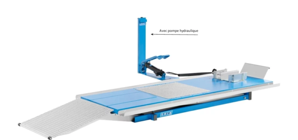 Table élévatrice fixe hydraulique pour moto 500 kg