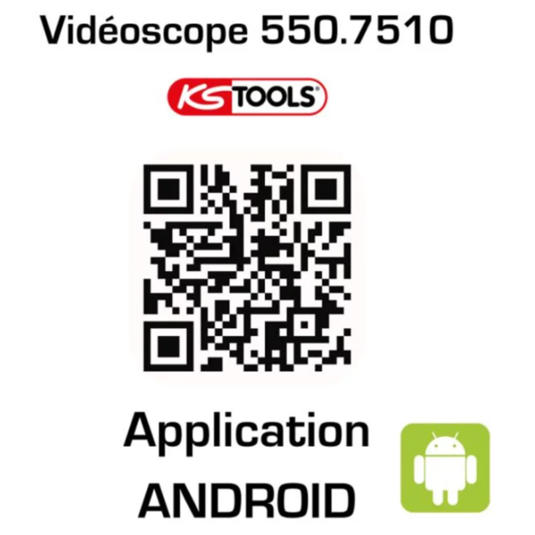 Vidéoscope Wifi avec sonde Ø 5.5 mm KS TOOLS