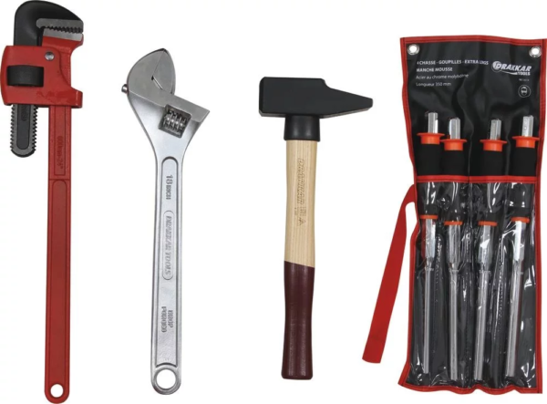 Servante 7 tiroirs avec 2 portes latérales - 107 outils