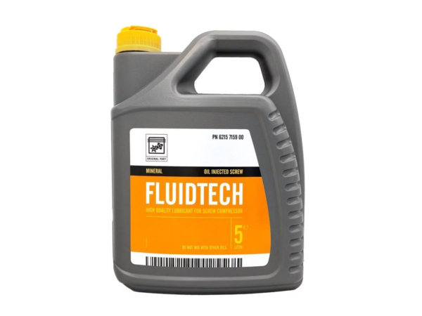 Huile FLUIDTECH 5 litres pour compresseur à vis