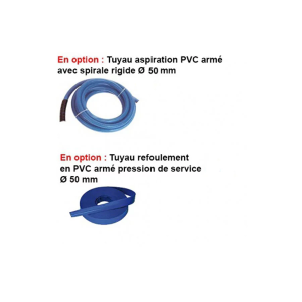 Motopompe thermoplastique essence 45 m3/h WORMS