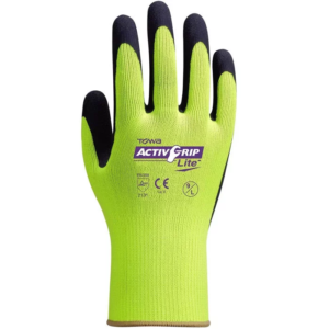 Gant ActivGrip tricotée enduit de latex polyester jaune