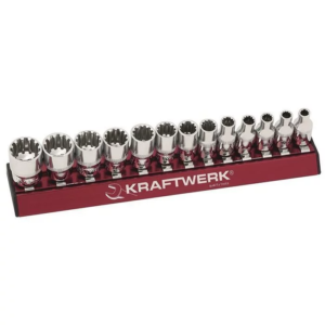 Assortiment de douilles 1/4" 13 pièces KRAFTWERK