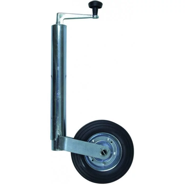 Roue jockey jante acier 48mm course de 170 mm