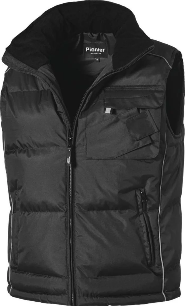 Gilet sans manche/doudoune noir Pionier