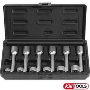 Coffret jeu de clés pour conduites d'injection diesel 12 pans KSTOOLS