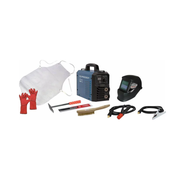 Lot poste à souder inverter MMA ARC Fusion 160L + accessoires