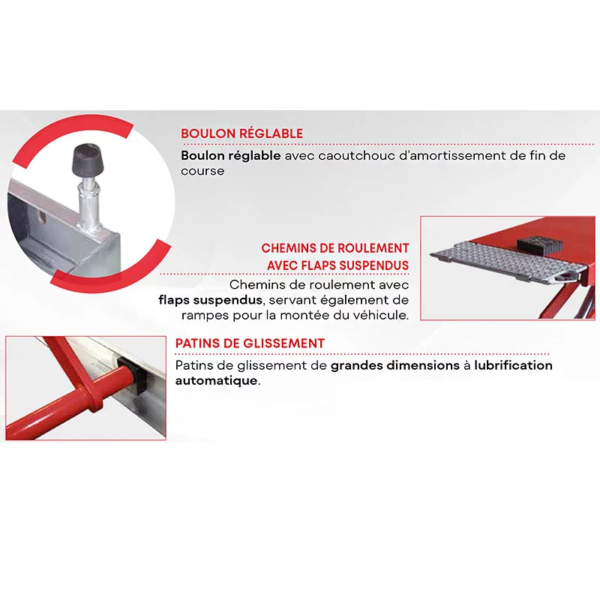 Pont ciseaux électrohydraulique 3.2 Tonnes CORGHI ERCO C632 EF