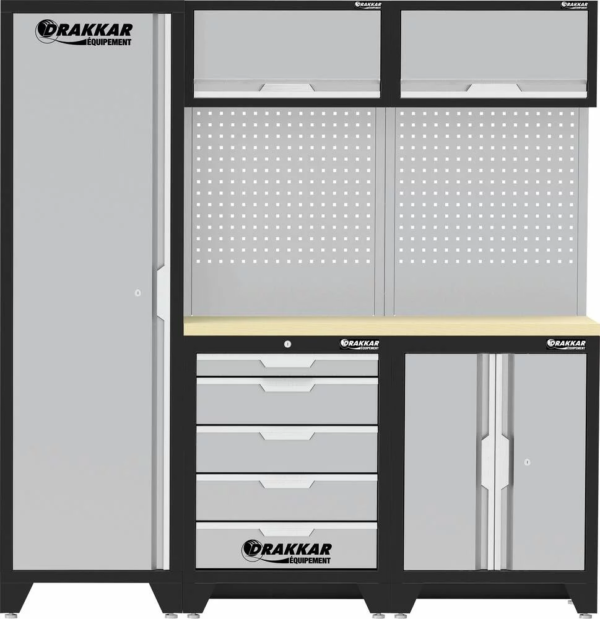 Mobilier d'atelier 3 éléments hêtre