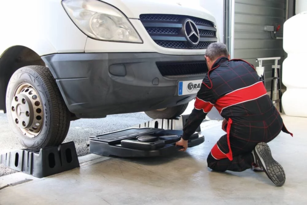 Bac de vidange mobile 30L avec poignée stockage vertical