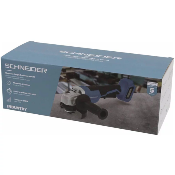 Meuleuse d'angle brushless 20V SCHNEIDER