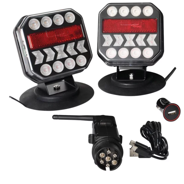 Kit de signalisation arrière 12V magnétique LED WIFI avec CANBUS